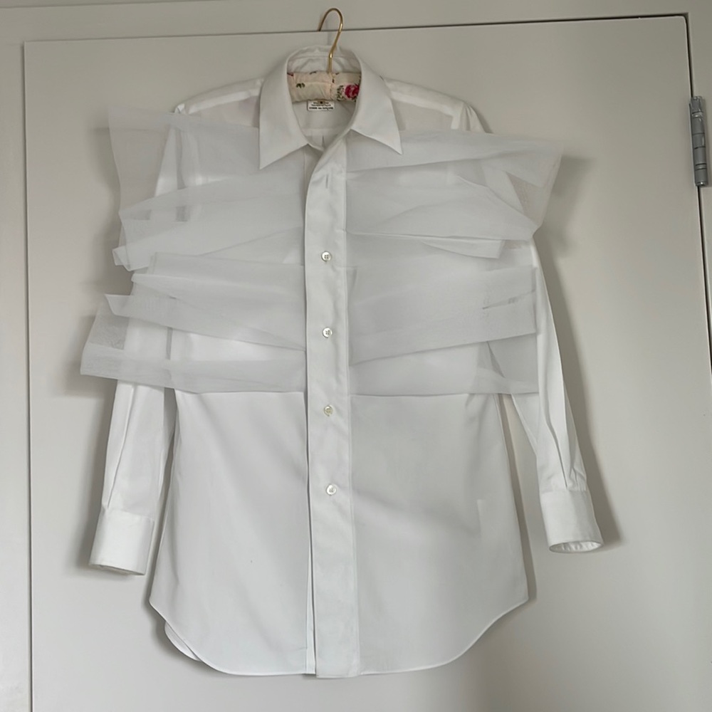 Comme des Garçons chiffon poplin shirt